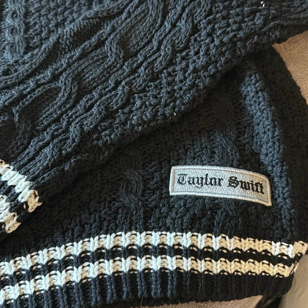 Reputation Cardigan Taylor Swift Rep Stars Embroidered Sweater Snake Patch - Picture 5 of 7